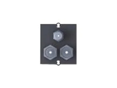 Bachmann Custom module 1 x sat / TV / radio - Modulares Faceplate-Snap-In - F-Stecker, IEC-Anschluss X 2 - Schwarz Bachmann Custom module 1 x sat / TV / radio - Modulares Faceplate-Snap-In - F-Stecker, IEC-Anschluss X 2 - Schwarz