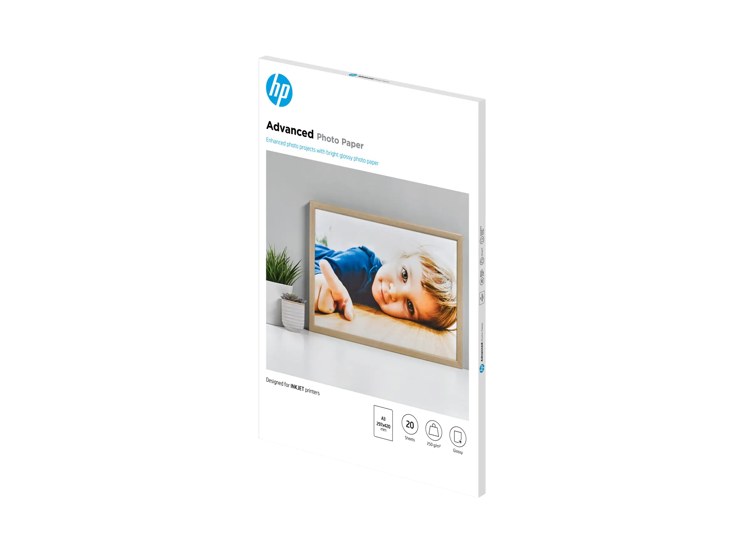 HP Advanced Photo Paper - Glänzend - A3 (297 x 420 mm) Q8697A