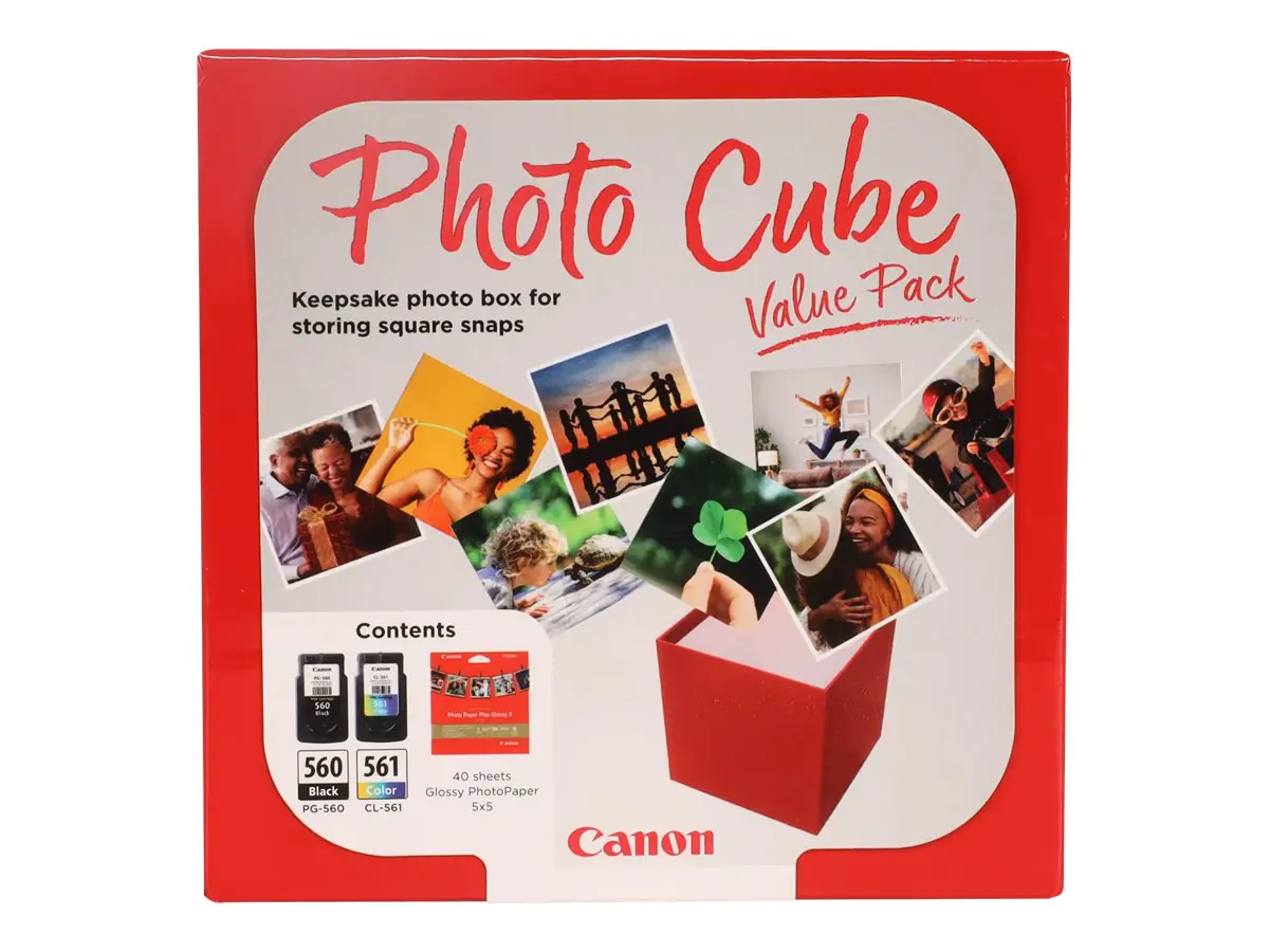 Canon PG-560/CL-561 Photo Value Pack - Glänzend - 0.27 mm - 2er-Pack - Farbe (Cyan, Magenta, Gelb) 3713C007