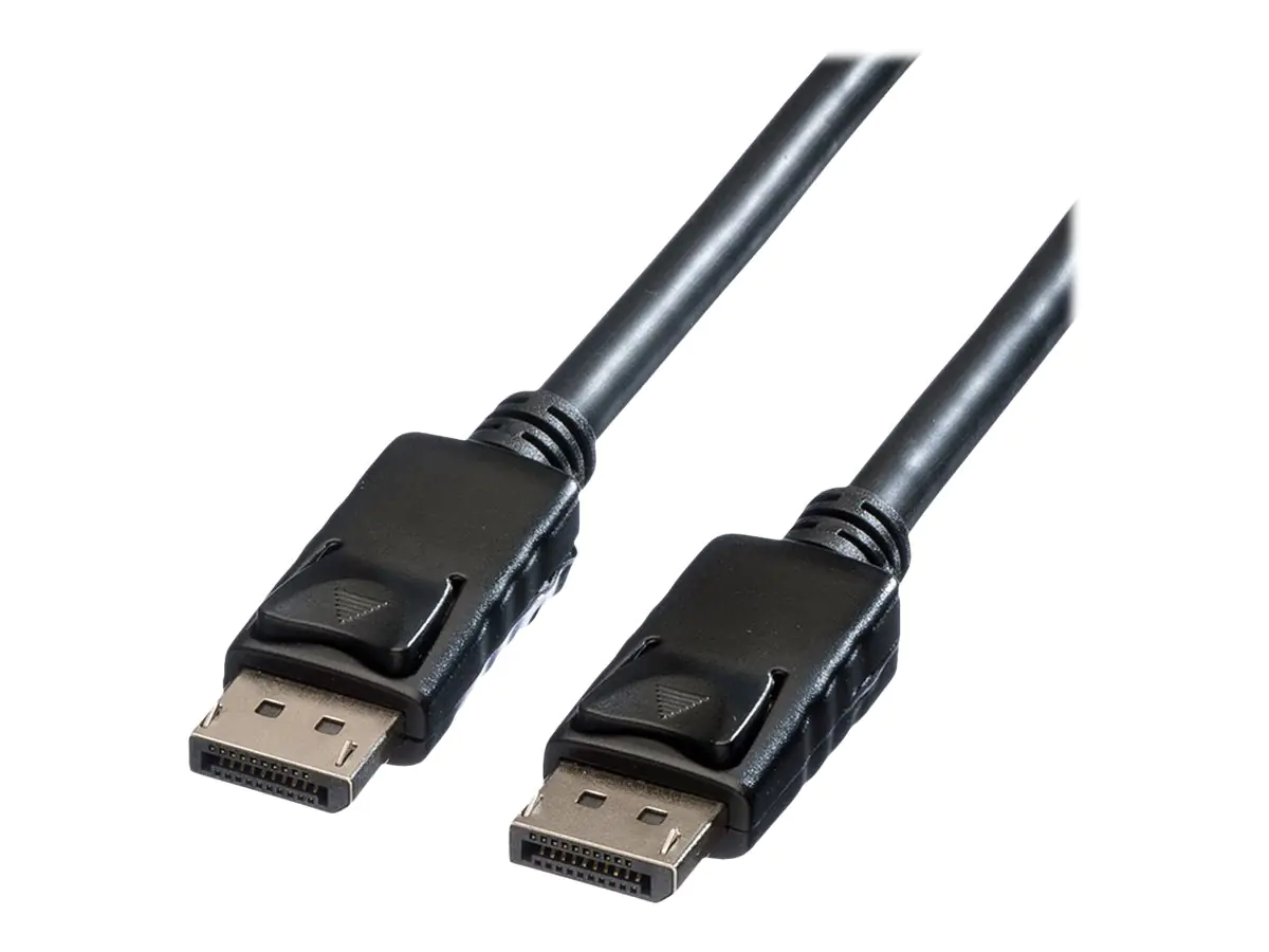 Roline - DisplayPort-Kabel - DisplayPort (M) eingerastet zu DisplayPort (M) eingerastet - DisplayPort 1.2 - 7.5 m - 4K Unterstützung - Schwarz Roline - DisplayPort-Kabel - DisplayPort (M) eingerastet zu DisplayPort (M) eingerastet - DisplayPort 1.2 - 7.5 m - 4K Unterstützung - Schwarz