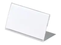 Durable Namensschild - Desktop - für 52 x 100 mm - durchsichtig (Packung mit 10) 8055-19