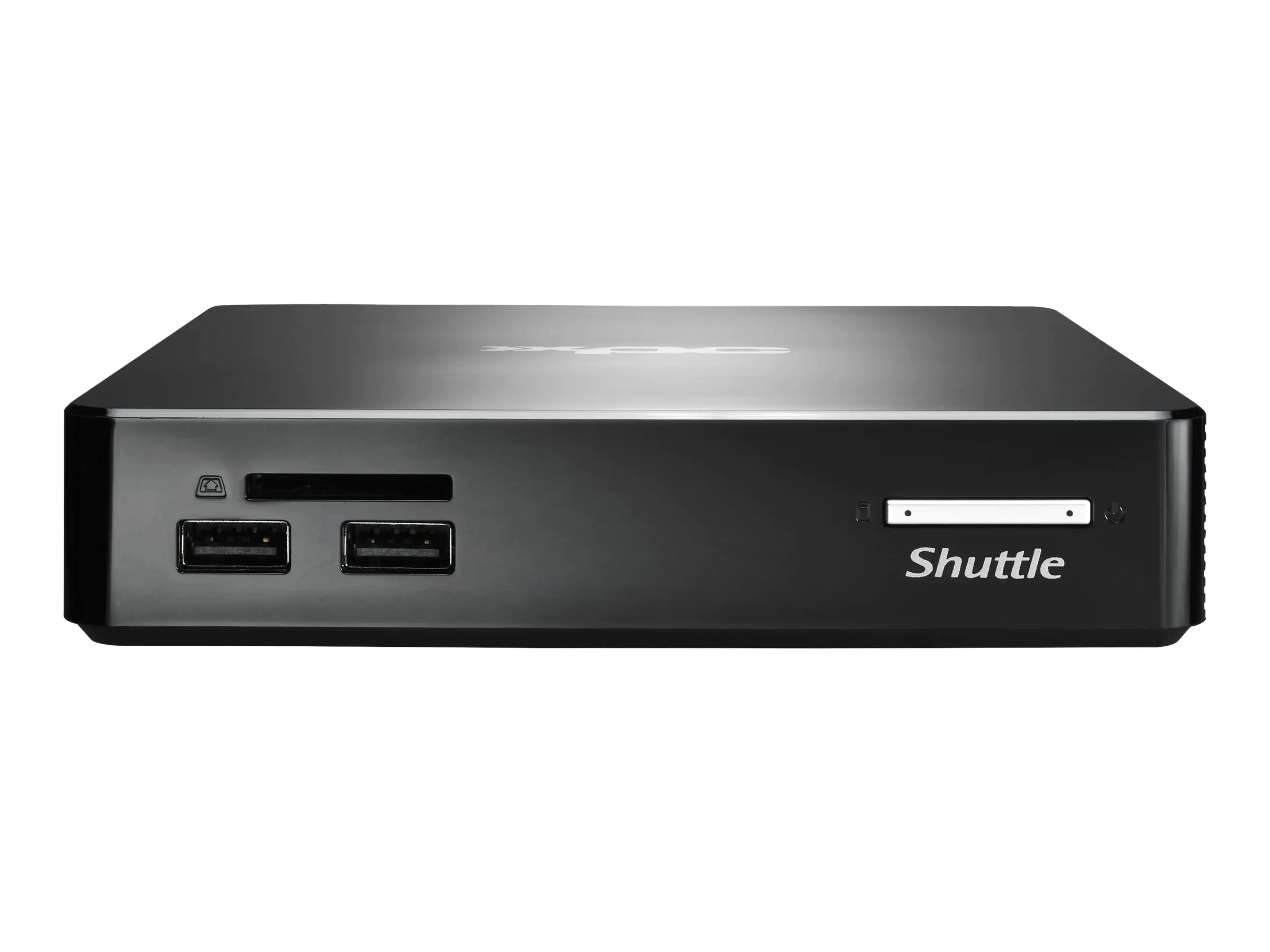 Shuttle XPC nano NS02EV2 - Android-PC - Mini-PC - 1 RK3368 / 1.5 GHz - RAM 2 GB - Flash - eMMC 16 GB - PowerVR SGX6110 - 1GbE - WLAN: 802.11a/b/g/n/ac, Bluetooth 5.0 - Android 8.1 (Oreo) - Monitor: keiner - Schwarz