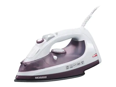 SEVERIN Bügeleisen BA 3210 30,5 x 16 x 12,5 cm (B x H x T) 2.500W Keramik weiß/lila
