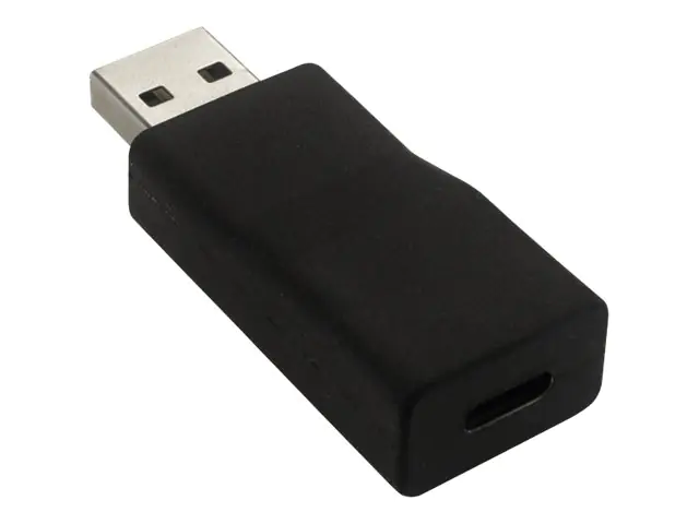 Roline - USB-Adapter - USB Typ A (M) bis USB-C (W) - USB 3.1 - 5 V - 1 A - aktiv - Schwarz Roline - USB-Adapter - USB Typ A (M) bis USB-C (W) - USB 3.1 - 5 V - 1 A - aktiv - Schwarz