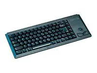 CHERRY Compact-Keyboard G84-4400 - Tastatur - USB - USA - Schwarz