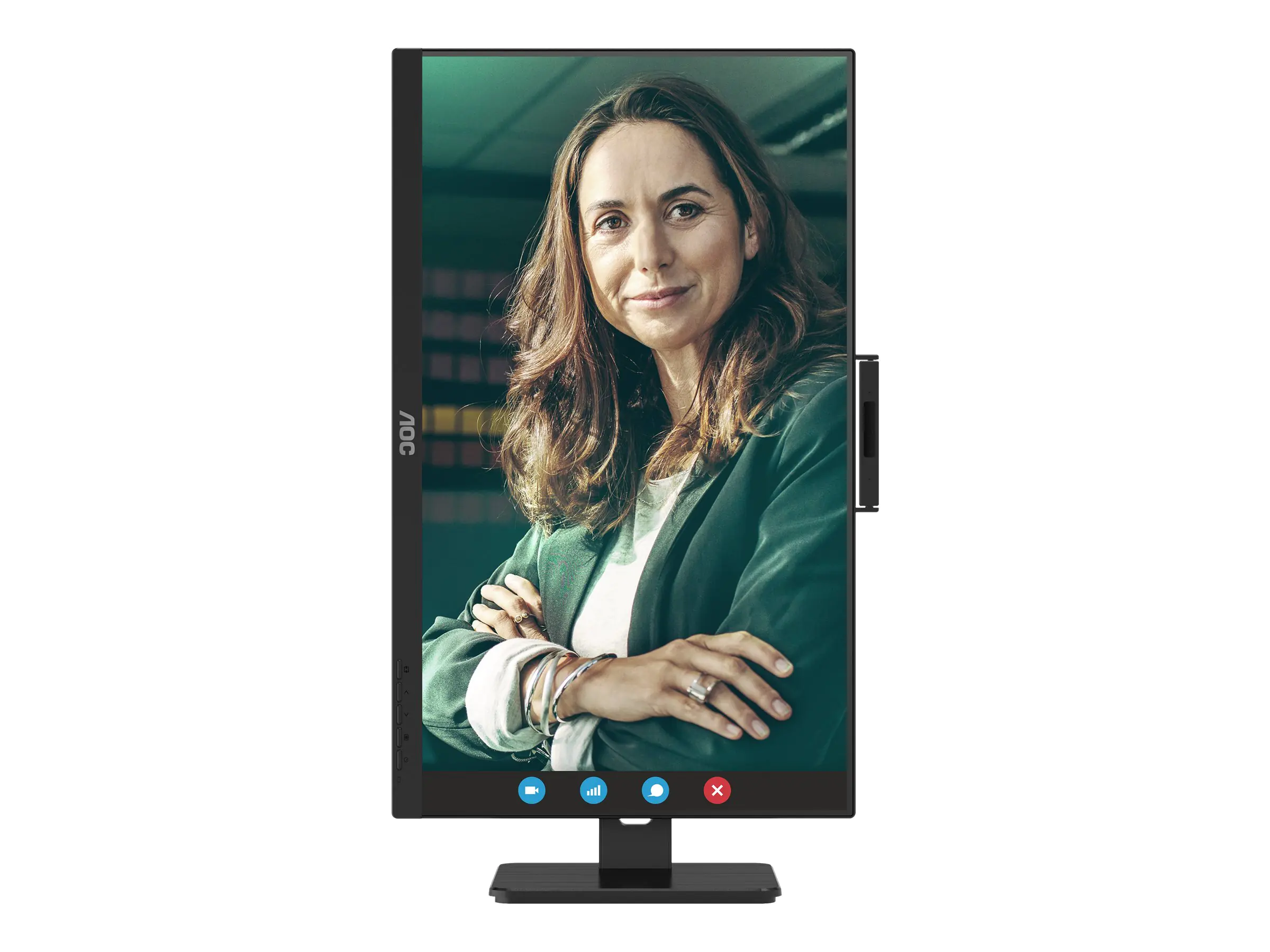 AOC Pro-line Q27P3CW - LED-Monitor - 68.6 cm (27") - 2560 x 1440 QHD @ 75 Hz - IPS - 350 cd/m² - 1000:1 - 4 ms - 2xHDMI, DisplayPort, USB-C - Lautsprecher - Schwarz