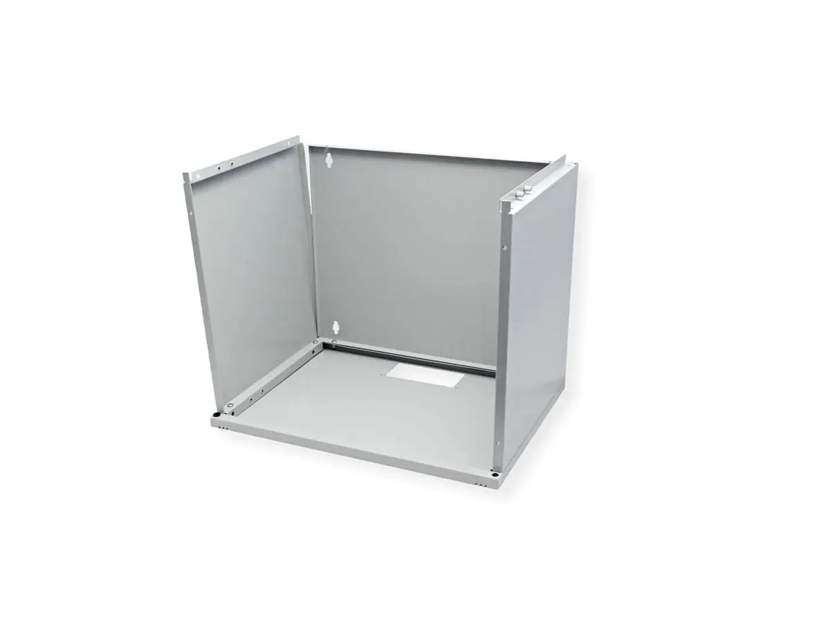ROLINE Basic - Gehäuse - Set, 540x400 BxT - geeignet für Wandmontage - RAL 7035, Hellgrau - 9U - 48.3 cm (19") 26.21.0017