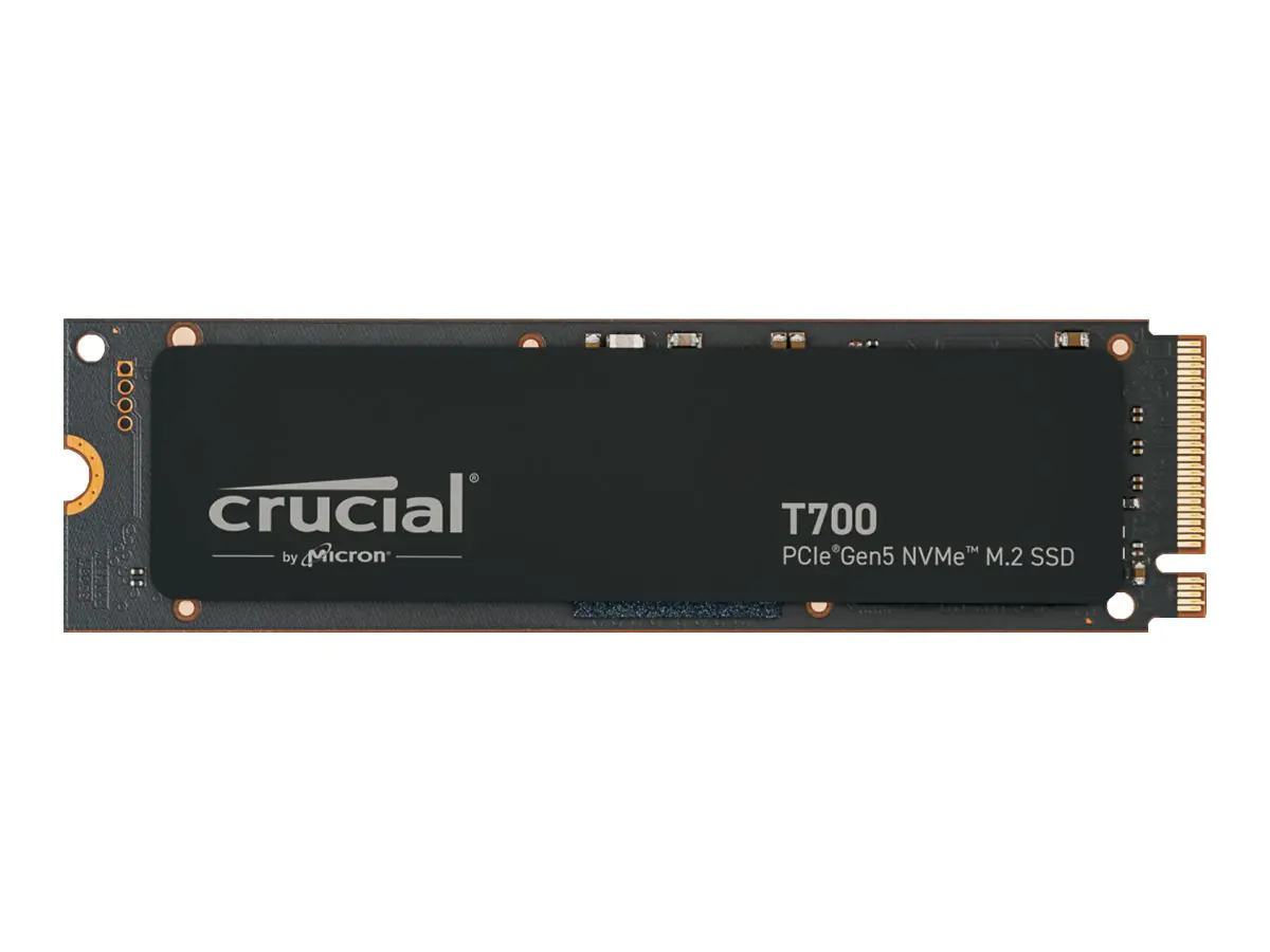 Crucial T700 - SSD - verschlüsselt - 2 TB - intern - M.2 - PCI Express 5.0 (NVMe) - TCG Opal Encryption 2.01