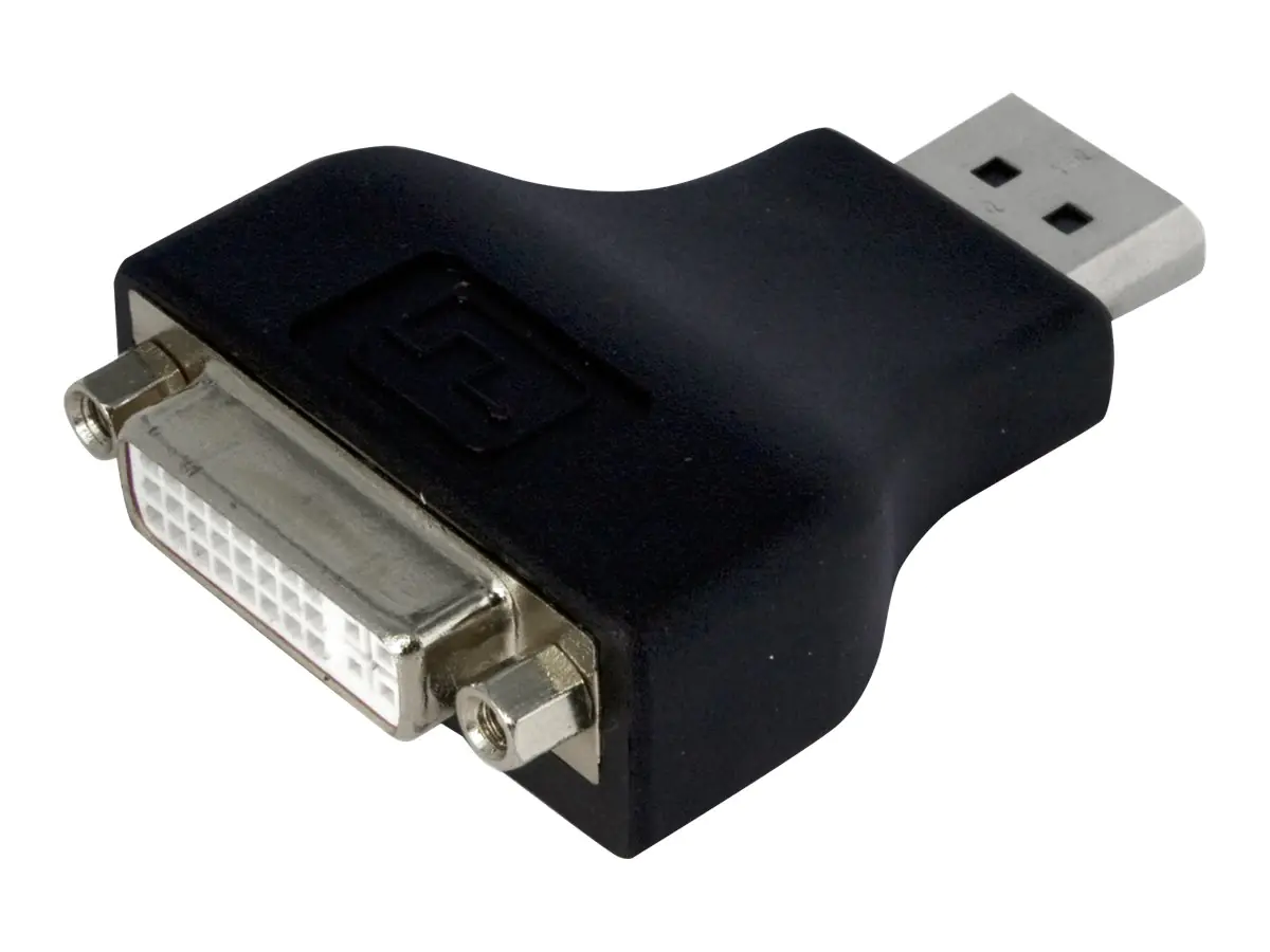 StarTech DisplayPort auf DVI Adapter mit bis zu 1920x1200 - DP 20Pin (Stecker) zu DVI-I 29Pin (Buchse)Video Konverter - DisplayPort-Adapter - Single Link - DisplayPort (M) zu DVI-D (W) - für P/N: DVIDDMM1, DVIDDMM10M, DVIDDMM25, DVIDDMM2M, DVIDDMM3M, DVID