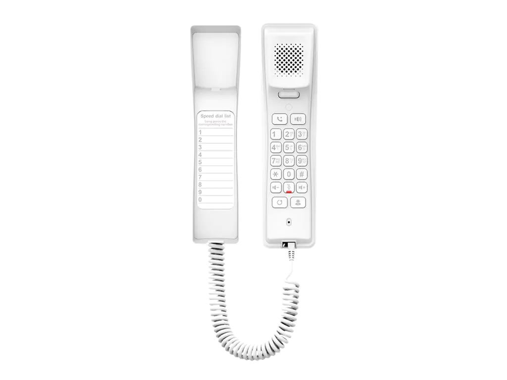 Fanvil X4 - VoIP-Telefon - dreiweg Anruffunktion - SIP, RTCP, RTP, SRTP, SIP v2 over TLS, SIP v2 over UDP, SIP v2 over TCP - 2 Leitungen - Pearl White