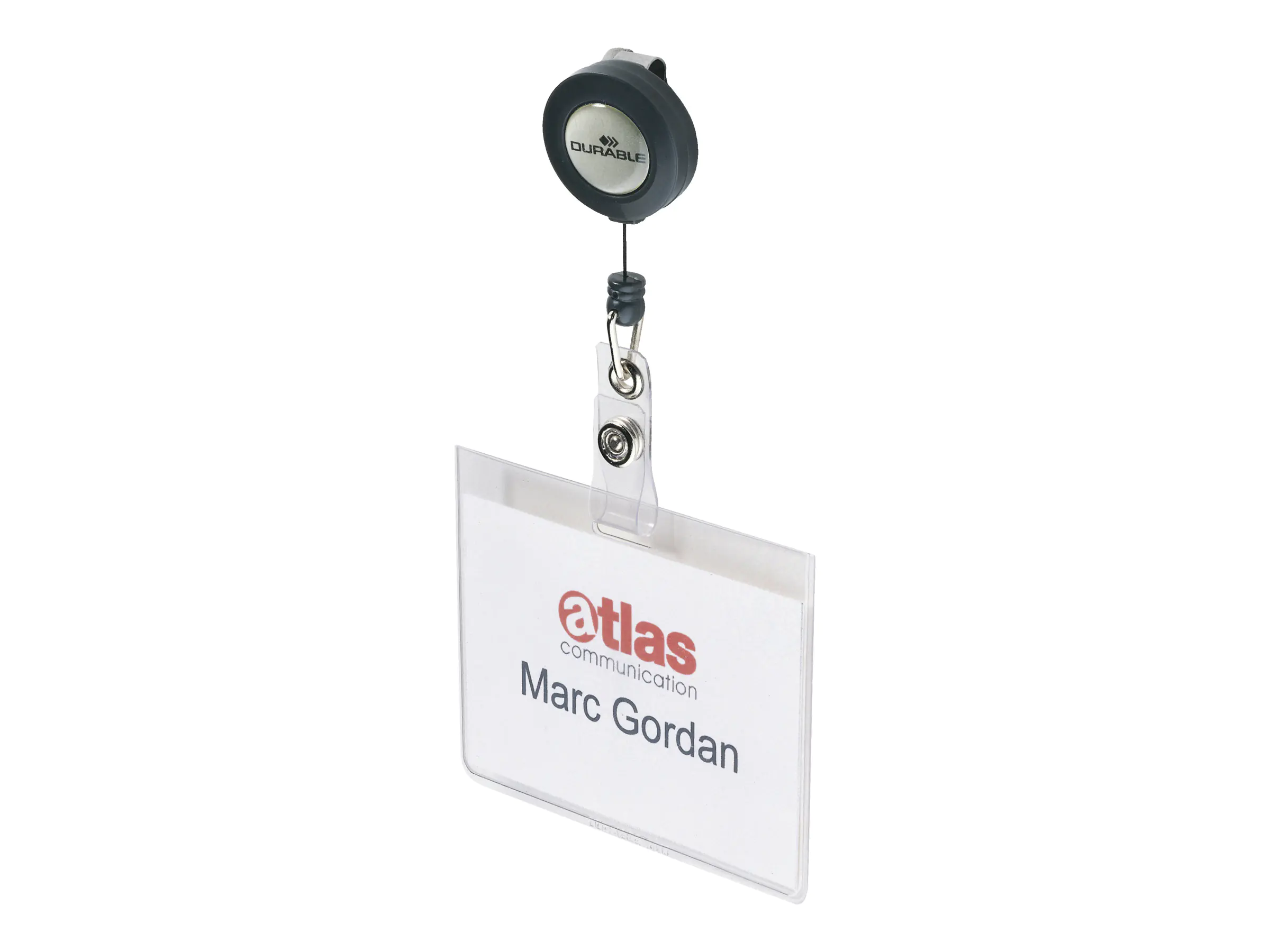 Durable Namensschild - für 60 x 90 mm - durchsichtig (Packung mit 10) 813819
