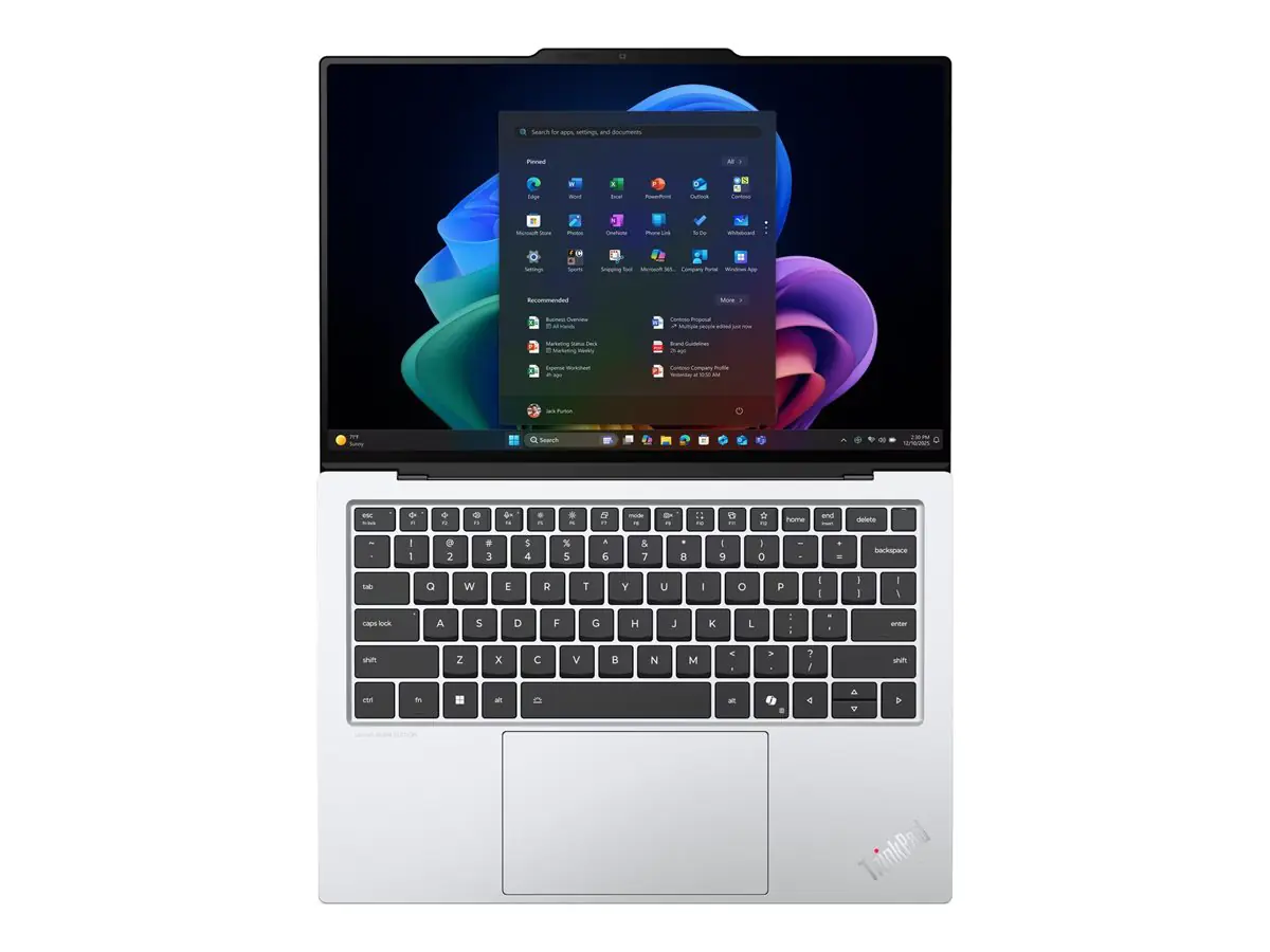 Lenovo ThinkPad X9-14 Gen 1 21QA - 180°-Scharnierdesign - Intel Core Ultra 7 258V - Evo - Win 11 Pro - Intel Arc Graphics 140V - 32 GB RAM - 1 TB SSD TCG Opal Encryption 2, NVMe - 35.6 cm (14") OLED Touchscreen 2880 x 1800 (2.8K) @ 120 Hz - Wi-Fi 7, Bluet