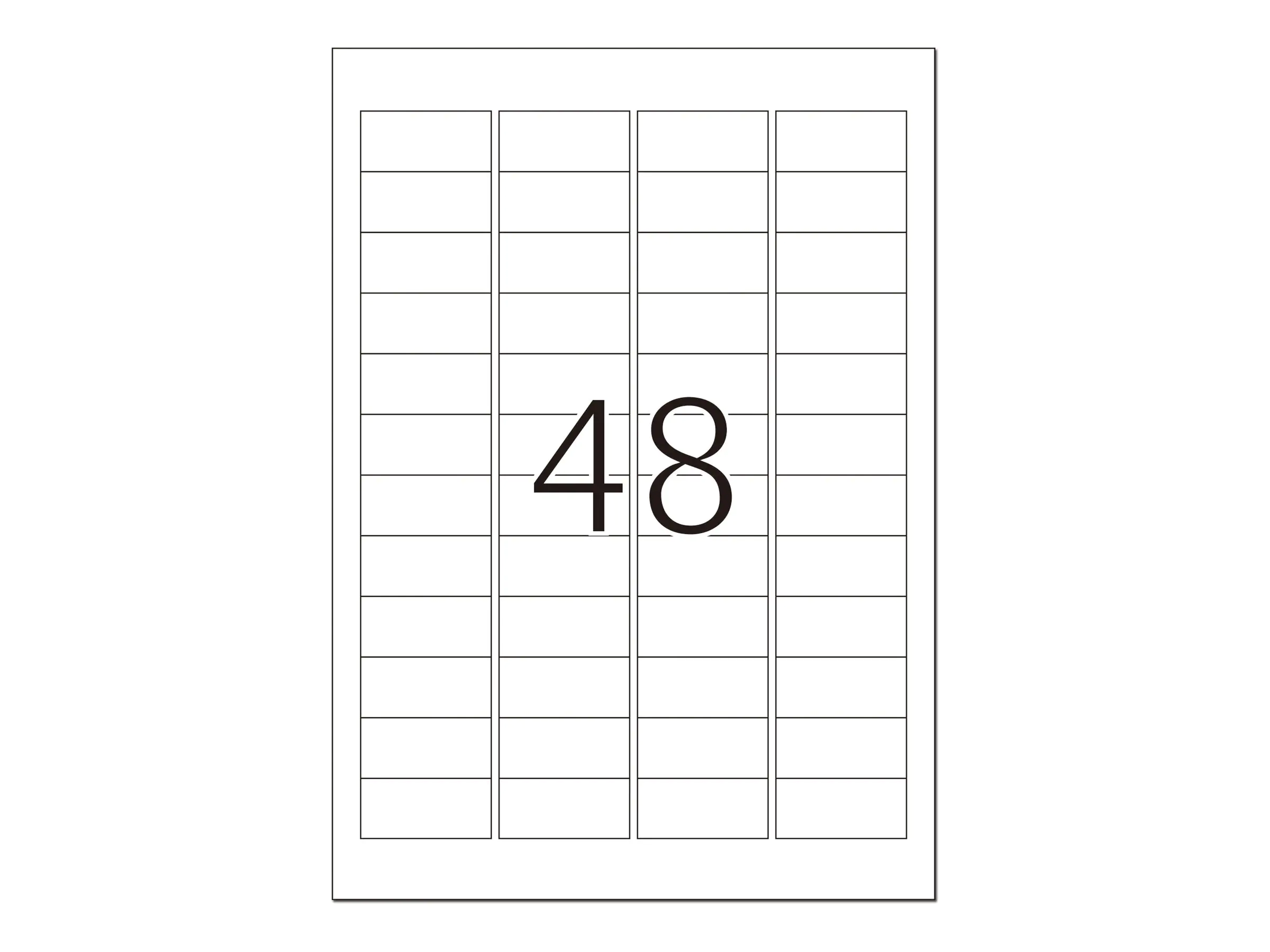 HERMA Selbstklebend - durchsichtig - 21.2 x 45.7 mm 1200 Etikett(en) (25 Bogen x 48 Folienetiketten 8016