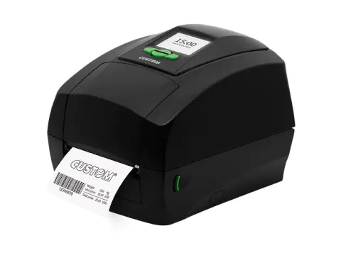 Custom D4 202 - Direkt Wärme/Wärmeübertragung - POS-Drucker - 203 x 203 DPI - 5 ips - 0.06 - 0.2 µm - 12,7 cm