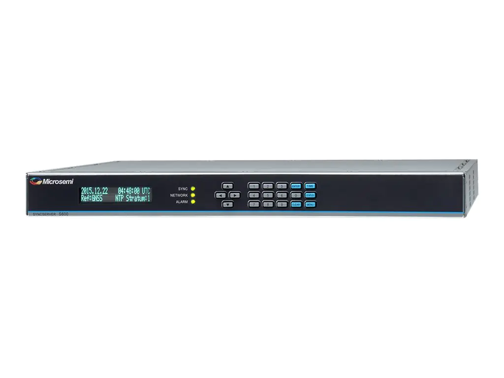 Microchip SyncServer S600 - Netzwerk-Zeitserver - GigE - 1U - Rack-montierbar
