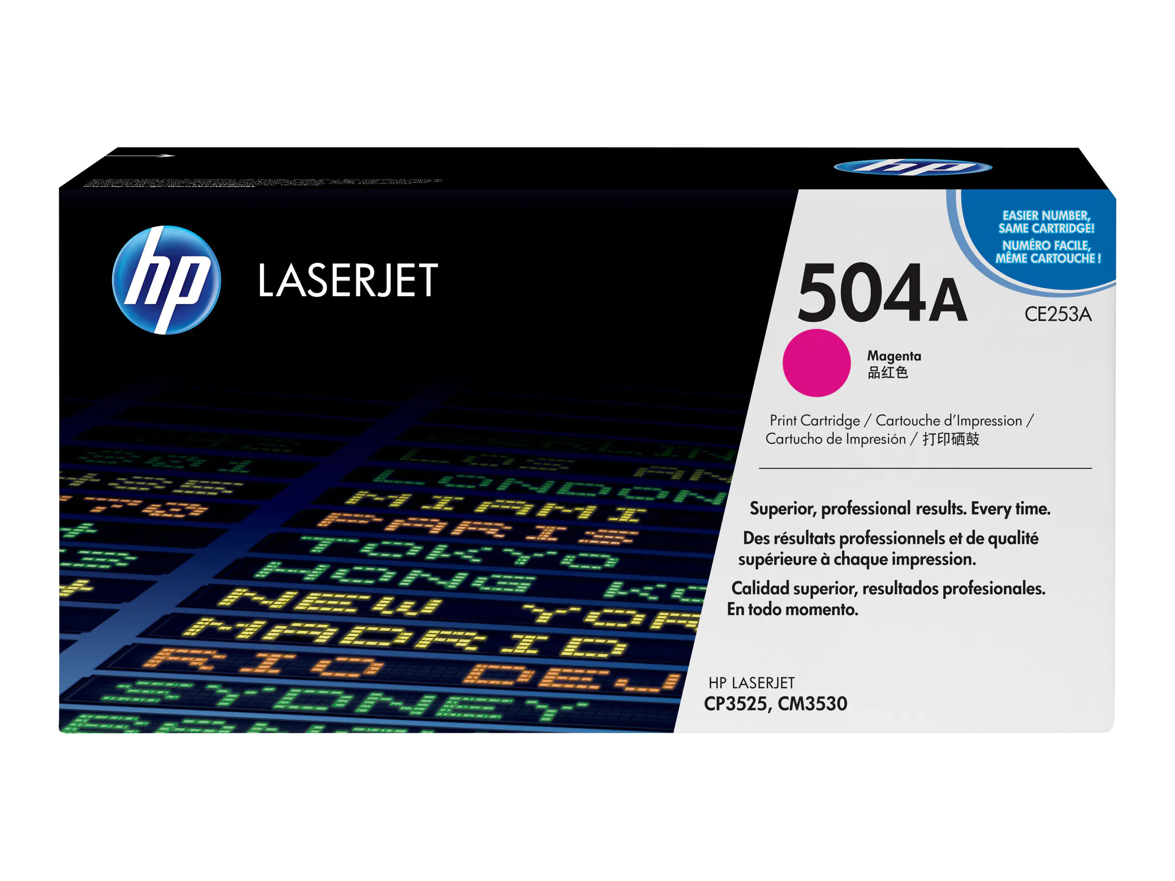 HP 504A - Magenta - original - LaserJet - Tonerpatrone (CE253A)