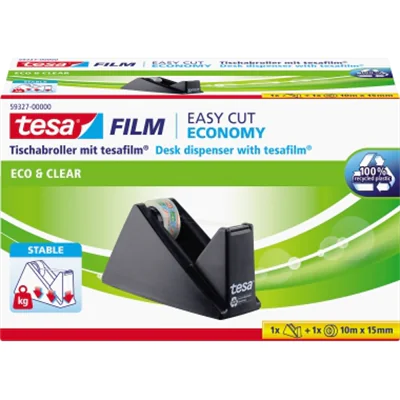 tesa Tischabroller ecoLogo 59327-00000 sw +tesafilm Eco&Clear tesa Tischabroller ecoLogo 59327-00000 sw +tesafilm Eco&Clear