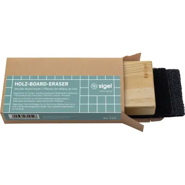 SIGEL Whiteboardlöscher BA120 Holz SIGEL Whiteboardlöscher BA120 Holz