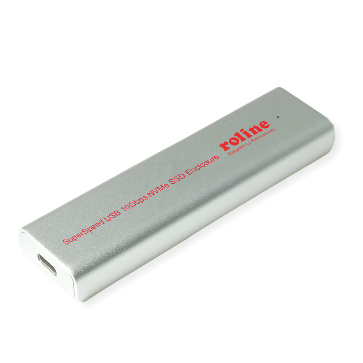 ROLINE Externes USB3.2G2 Typ C-Gehäuse fuer M.2 NVME SSD ROLINE Externes USB3.2G2 Typ C-Gehäuse fuer M.2 NVME SSD