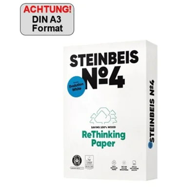 Steinbeis Kopierpapier Evolution White K1701666080B A3 500Bl. Steinbeis Kopierpapier Evolution White K1701666080B A3 500Bl.