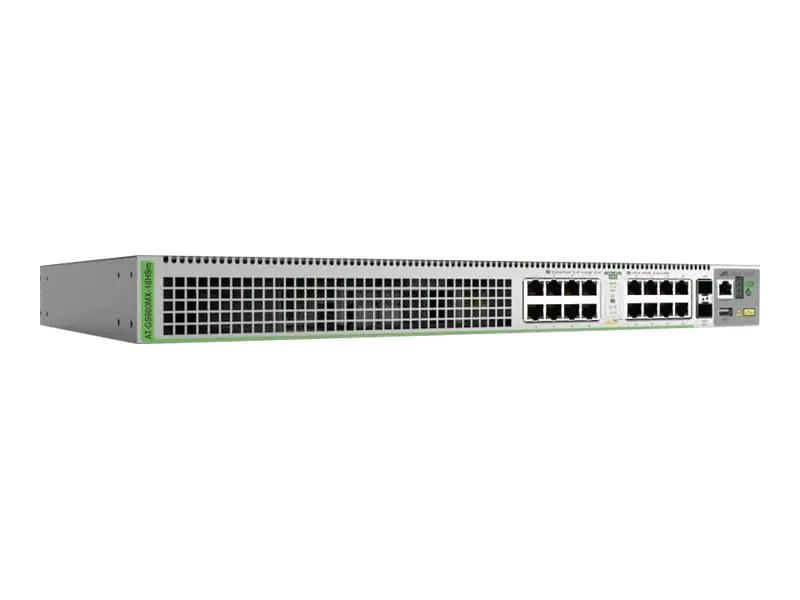 Allied Telesis CentreCOM AT-GS980MX/18HSm - Switch - L3 Lite - managed - 16 x 100/1000/2.5G/5G (PoE++) AT-GS980MX/18HSM-30
