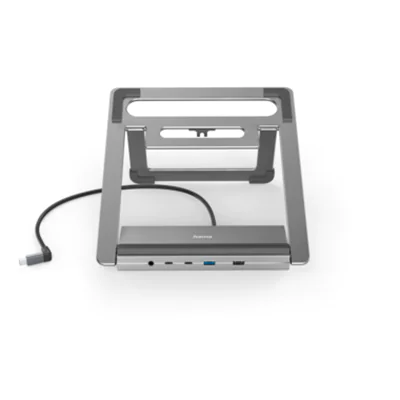 Hama Dockingstation Connect2Office Stand 22 x 9,4 x 24 cm (B x H x T) bus-powered 1 x Klinkenbuchse 3,5 mm, 1 x DisplayPort, 1 x LAN, 1 x USB-A 3.2 Gen. 2, 1 x USB-C (Power Delivery), 2 x HDMI, 2 x USB-C 3.2 Gen. 2, 3 x USB-A 2.0
