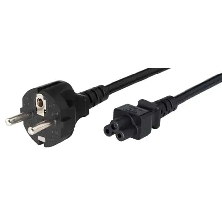 exertis Connect - Stromkabel - IEC 60320 C5 - Wechselstrom 250 V - 1.8 m - Schwarz