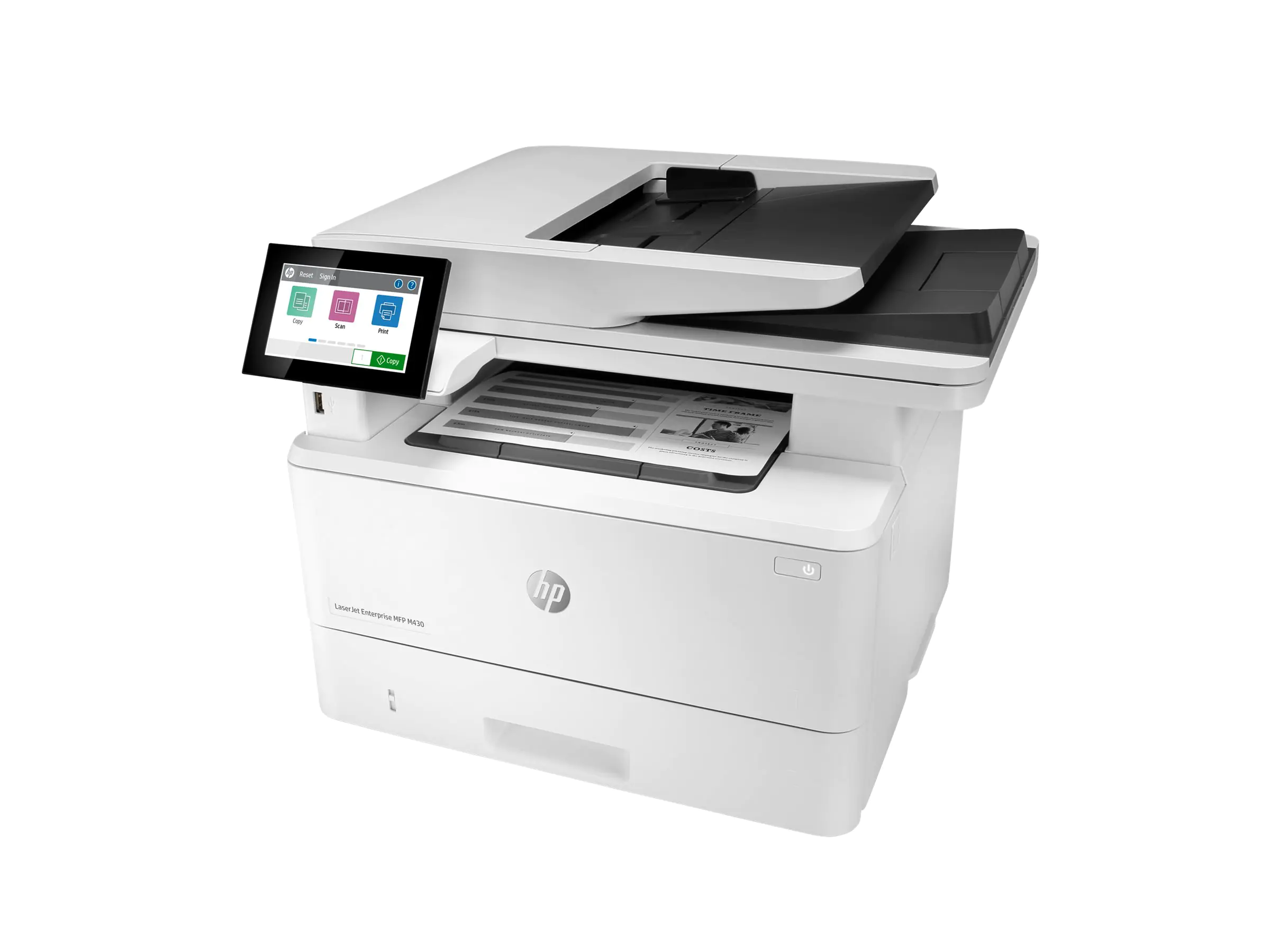HP LaserJet Enterprise MFP M430f - Multifunktionsdrucker - s/w - Laser - 216 x 297 mm (Original) 3PZ55A#B19