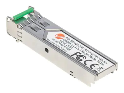 Intellinet Gigabit Fibre WDM Bi-Directional SFP Optical Transceiver Module, 1000Base-Lx (LC) Single-Mode Port, 10km, WDM (Rx1310/Tx1550), Fiber, Equivalent to Cisco GLC-BX-D, Three Year Warranty - SFP (Mini-GBIC)-Transceiver-Modul - GigE - 1000Base-LX - L