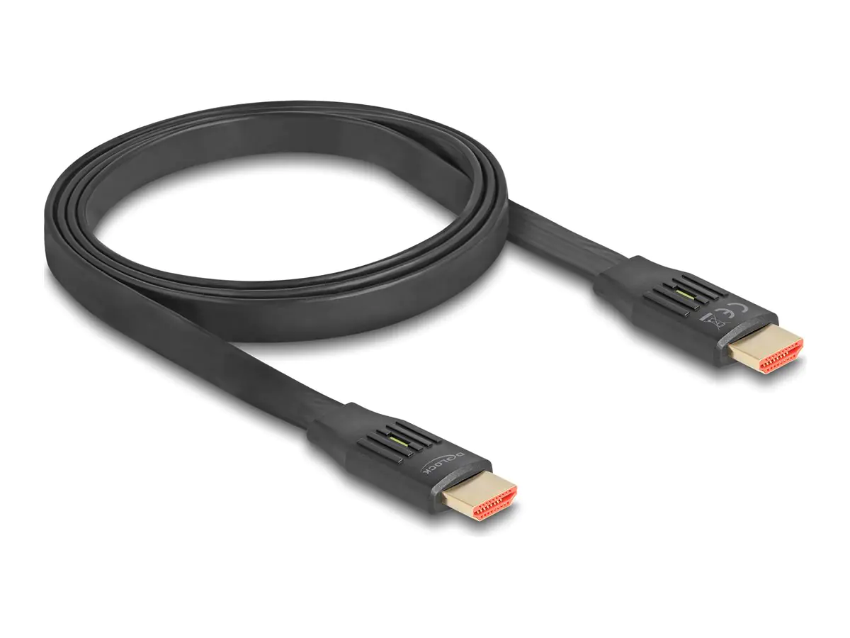 Delock Hohe Geschwindigkeit - HDMI-Kabel mit Ethernet - HDMI männlich zu HDMI männlich - 1 m -