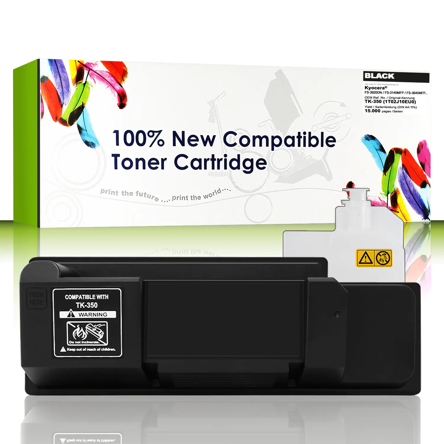 Cartridgeweb Toner kompatibel zu Kyocera/Mita 1T02J10EU0 TK350 schwarz 15.000 Seiten Cartridgeweb Toner kompatibel zu Kyocera/Mita 1T02J10EU0 TK350 schwarz 15.000 Seiten