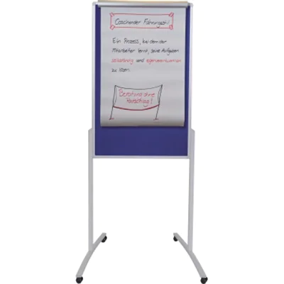 Franken Mulitfunktionstafel PRO mobil 125x78cm Filz blau