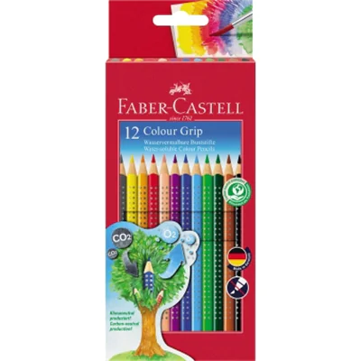 Faber-Castell Farbstift Colour GRIP 112412 farbig 12 St./Pack. Faber-Castell Farbstift Colour GRIP 112412 farbig 12 St./Pack.
