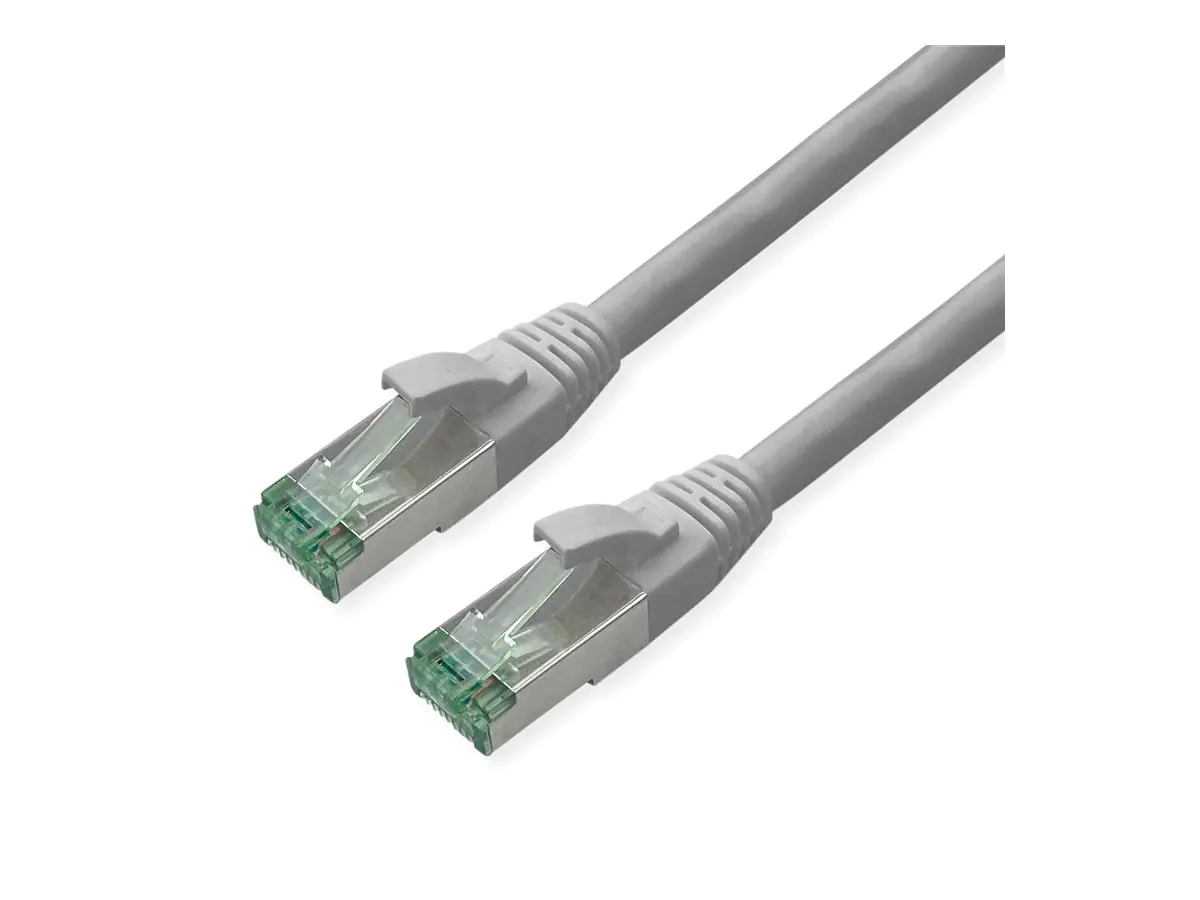 ROLINE RM S/FTP Patchkabel Kat6A/Kl.EA TPE grau 1.5m - FTP - PIMF
