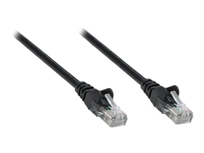 Manhattan Patch-Kabel UTP-Kabel CAT 5e 320788 7.5 m Schwarz