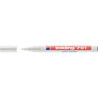 edding Lackmarker 751 4-751049 1-2mm Rundspitze permanent weiß edding Lackmarker 751 4-751049 1-2mm Rundspitze permanent weiß