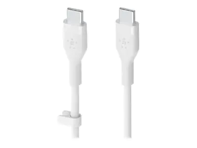 Belkin BoostCharge - USB-Kabel - 24 pin USB-C (M) zu 24 pin USB-C (M) - 2 m - weiß