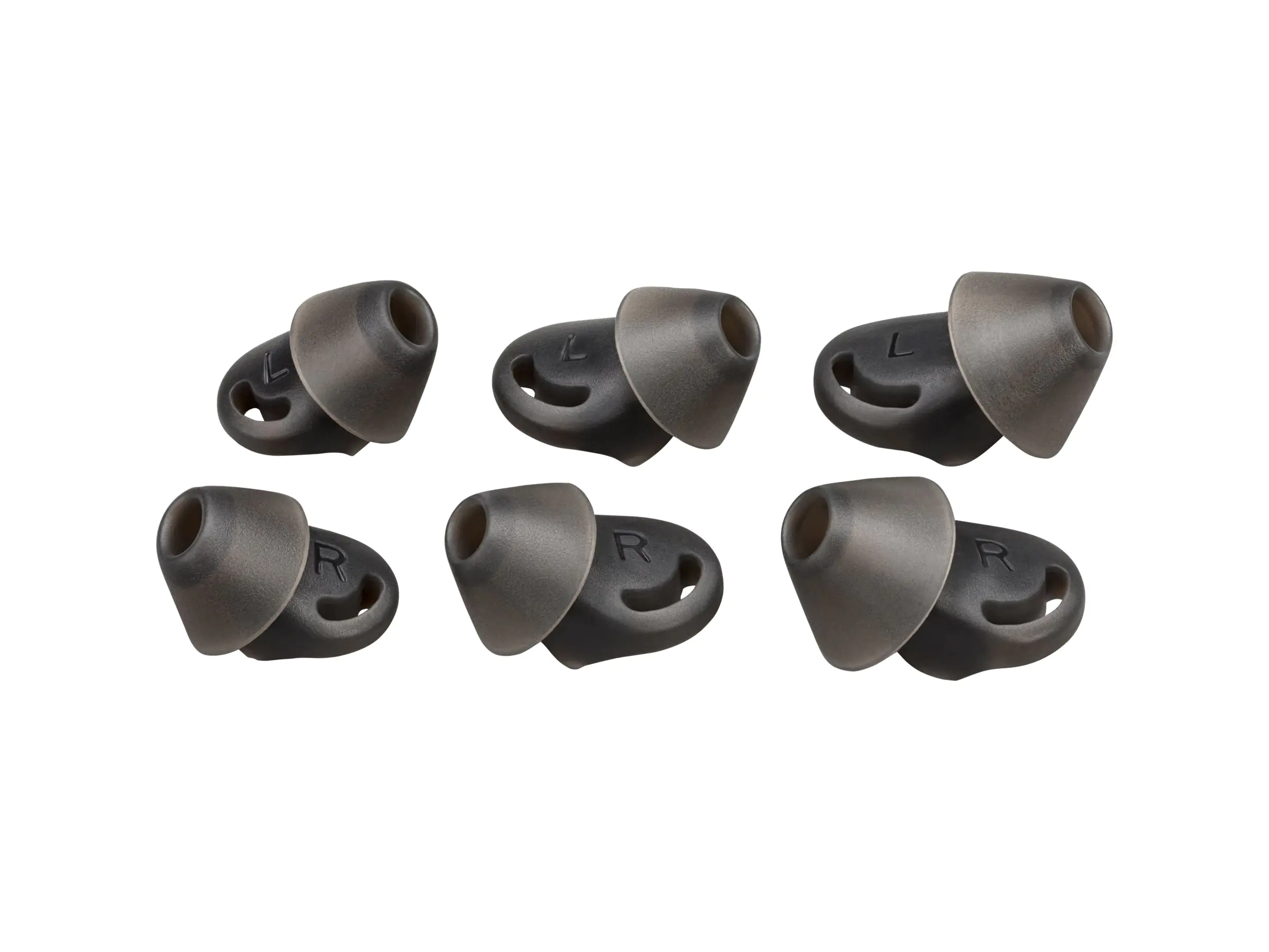 Poly - Ohrstöpsel für Bluetooth-Headset - medium - Schwarz (Packung mit 2) - für Poly Voyager 6200