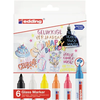 edding Glasboardmarker 95 4-95-6 1,5-3mm sortiert 6St. edding Glasboardmarker 95 4-95-6 1,5-3mm sortiert 6St.