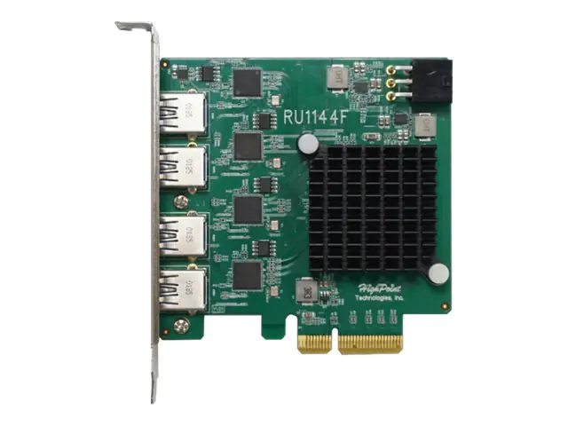 HighPoint RocketU 1144F - USB-Adapter - PCIe 3.0 x4 - USB 3.2 x 4