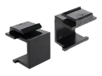 DeLock Modulareinsatzkappe - Schwarz (Packung mit 4 ) 86321