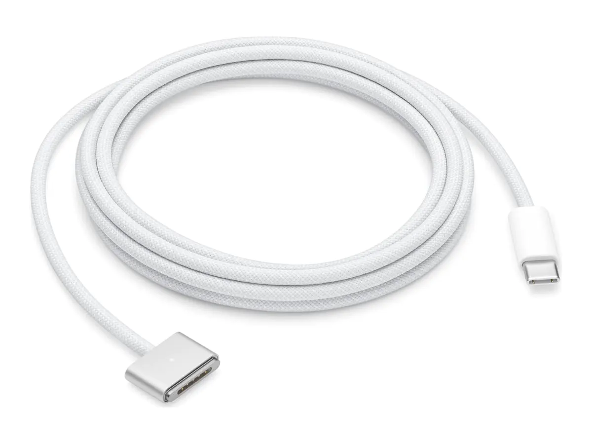 Apple - Stromkabel - 24 pin USB-C (M) zu MagSafe 3 (M) magnetisch - 2 m - Silber