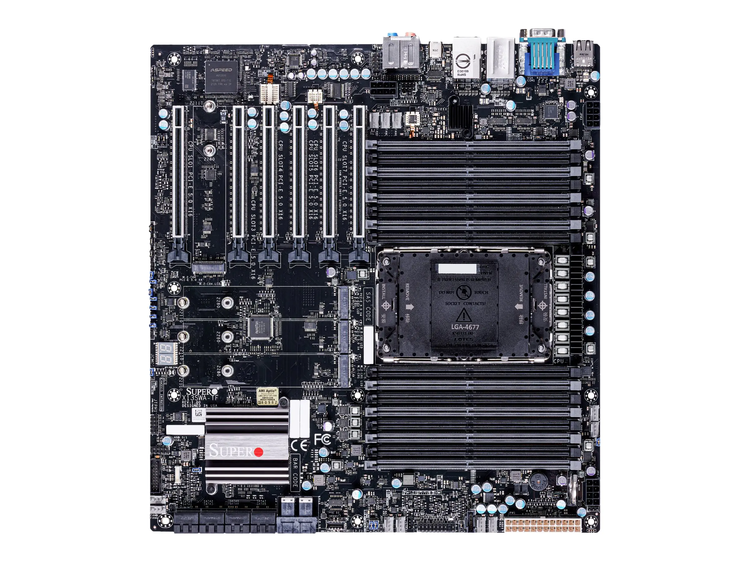 Supermicro X13SWA-TF - Motherboard - E-ATX