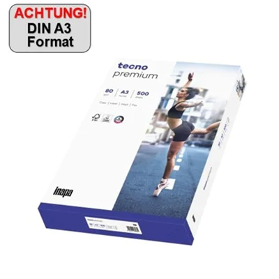 inapa tecno Kopierpapier Premium 2100011498 A3 80g 500 Bl./Pack. inapa tecno Kopierpapier Premium 2100011498 A3 80g 500 Bl./Pack.