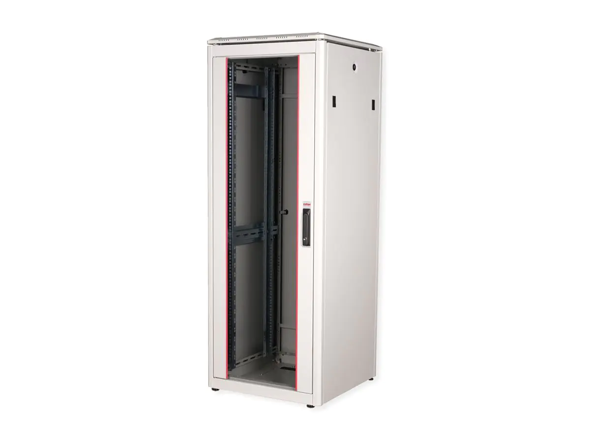 ROLINE Pro - Schrank Netzwerkschrank - mit Glastür, 600 x 600 mm (B x T) 26.21.0056