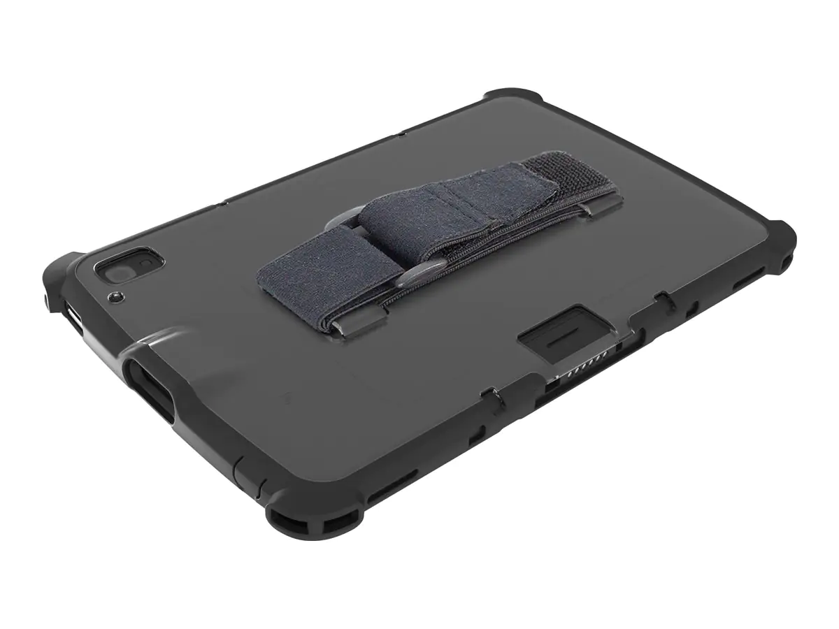 Zebra - Hintere Abdeckung für Tablet - widerstandsfähig - with adjustable elastic hand strap - Polycarbonat - 10" - für Zebra ET40, ET40-HC, ET45 (10 Zoll, 10.1 Zoll), ET45-HC (10 Zoll, 10.1 Zoll)