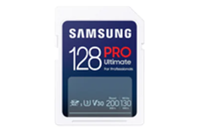 Samsung PRO Ultimate MB-SY128S - Flash-Speicherkarte - 128 GB - Video Class V30 / UHS-I U3 - SDXC UHS-I - weiß Samsung PRO Ultimate MB-SY128S - Flash-Speicherkarte - 128 GB - Video Class V30 / UHS-I U3 - SDXC UHS-I - weiß