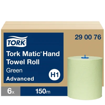 Tork Handtuchrolle ELEVATION 290076 150m 2lagig grün 6 Rl./Pack. Tork Handtuchrolle ELEVATION 290076 150m 2lagig grün 6 Rl./Pack.
