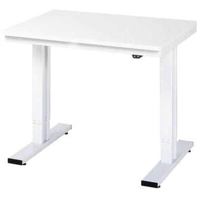 RAU Arbeitstisch Adlatus 300 1.000 x 720-1.120 x 800 mm (B x H x T) lichtgrau