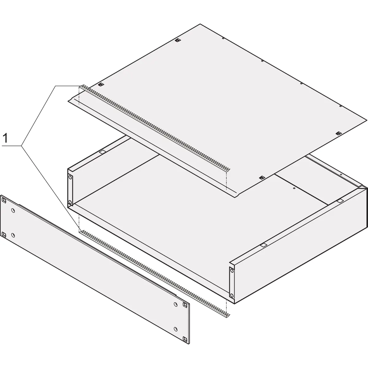 SCHROFF EMC GASKET KIT MULTIPAC/PRO - Rack-Zubehör (20860130)